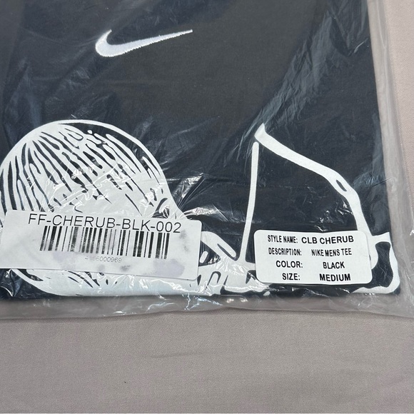NWT NIKE x DRAKE CERTIFIED LOVER BOY CHERUB TEE MEDIUM BLACK UNOPENED - Picture 4 of 6